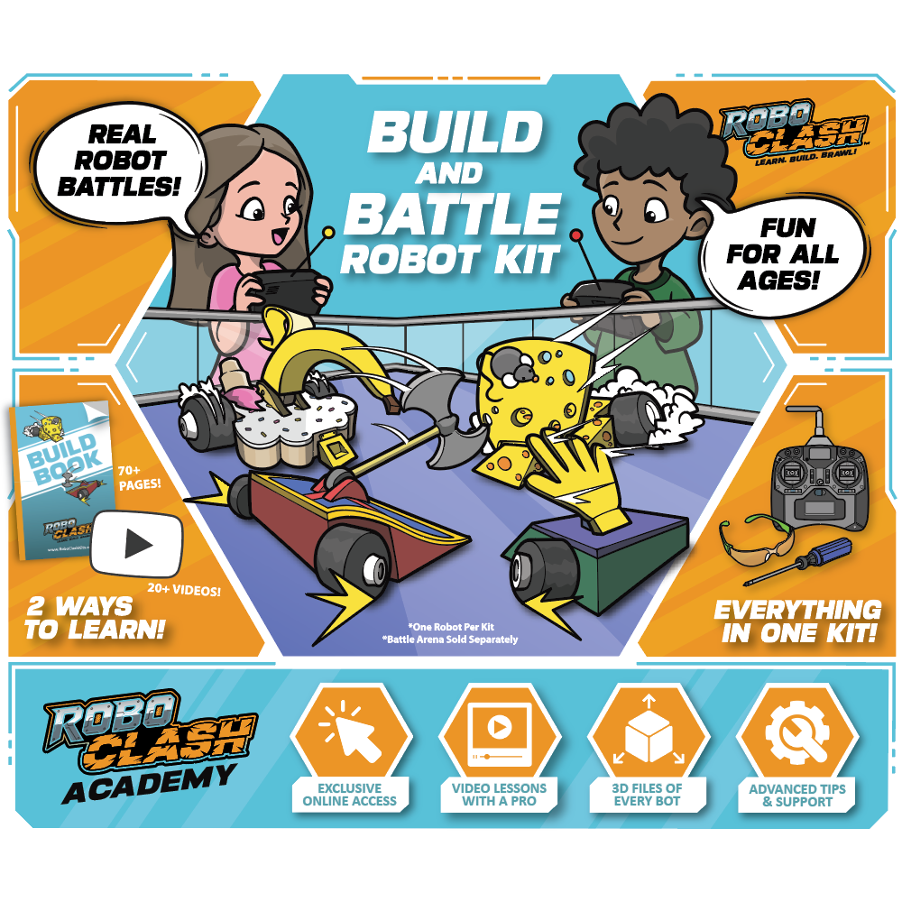 RoboClash Kit - Learn, Build, Brawl!